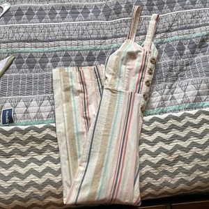 XS pastel colored jumpsuit new with tags